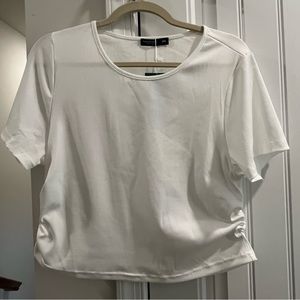 NWT Shein Women’s Cropped Ribbed Shirt Size 2 XL